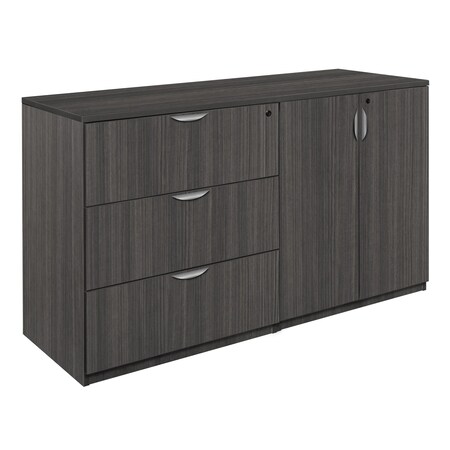 Regency Legacy Stand Up Side to Side Storage Cabinet/ Lateral File- Ash Grey LSSCLF7223AG